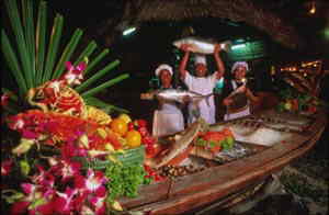 Abendessen im Inle Restaurant